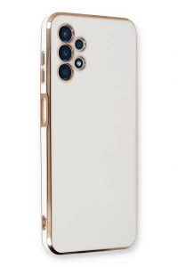 Samsung Galaxy A13 4G Kılıf Volet Silikon - Beyaz