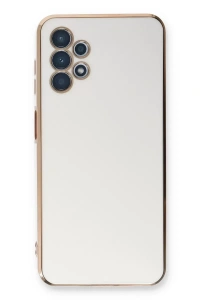Samsung Galaxy A13 4G Kılıf Volet Silikon - Beyaz