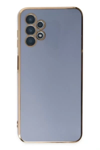 Samsung Galaxy A13 4G Kılıf Volet Silikon - Mavi