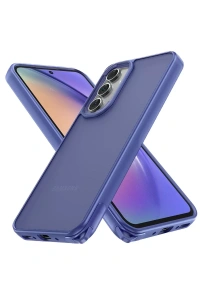Samsung Galaxy A14 4G Kılıf Elegant Kapak - Açık Mavi