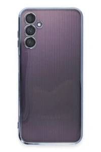 Samsung Galaxy A14 4G Kılıf Lensli Silikon - Açık Mavi