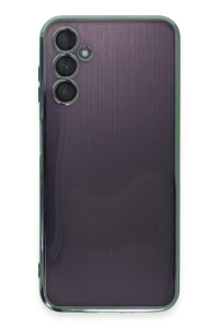 Samsung Galaxy A14 4G Kılıf Lensli Silikon - Yeşil