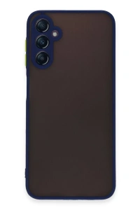 Samsung Galaxy A14 4G Kılıf Montreal Silikon Kapak - Lacivert
