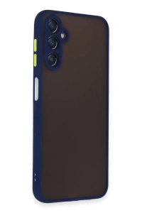 Samsung Galaxy A14 4G Kılıf Montreal Silikon Kapak - Lacivert