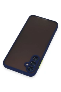 Samsung Galaxy A14 4G Kılıf Montreal Silikon Kapak - Lacivert