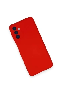 Samsung Galaxy A14 4G Kılıf Nano içi Kadife Silikon - Kırmızı