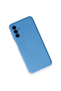 Samsung Galaxy A14 4G Kılıf Nano içi Kadife Silikon - Mavi