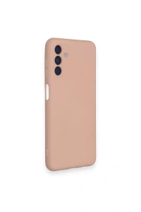 Samsung Galaxy A14 4G Kılıf Nano içi Kadife Silikon - Pudra