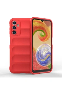 Samsung Galaxy A14 4G Kılıf Optimum Silikon - Kırmızı