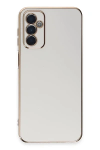 Samsung Galaxy A14 4G Kılıf Volet Silikon - Beyaz
