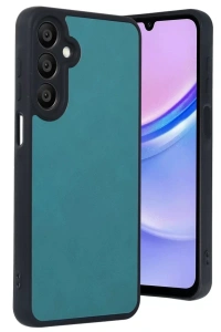 Samsung Galaxy A15 4G Kılıf Aras Deri Kapak - Açık Yeşil