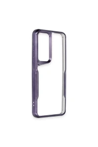 Samsung Galaxy A15 4G Kılıf Boyi Silikon Kapak - Derin Mor