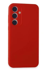 Samsung Galaxy A15 4G Kılıf First Silikon - Kırmızı