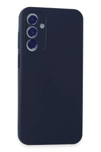 Samsung Galaxy A15 4G Kılıf First Silikon - Lacivert