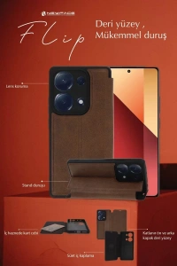 Samsung Galaxy A15 4G Kılıf Flip Cover - Taba