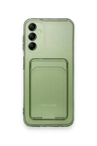 Samsung Galaxy A15 4G Kılıf Kart Şeffaf Silikon - Şeffaf