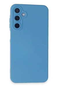 Samsung Galaxy A15 4G Kılıf Nano içi Kadife Silikon - Mavi