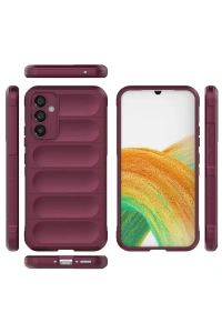 Samsung Galaxy A15 4G Kılıf Optimum Silikon - Bordo