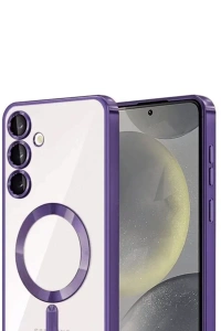 Samsung Galaxy A15 4G Kross Magneticsafe Kapak - Mor
