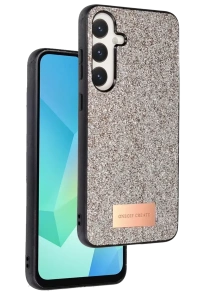 Samsung Galaxy A16 5G Bright Simli Kapak - Gold