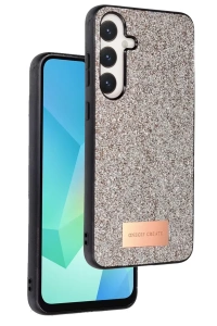 Samsung Galaxy A16 5G Bright Simli Kapak - Gold