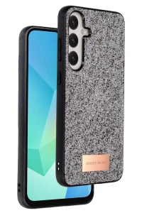 Samsung Galaxy A16 5G Bright Simli Kapak - Gümüş