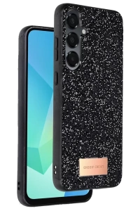 Samsung Galaxy A16 5G Bright Simli Kapak - Siyah