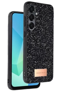 Samsung Galaxy A16 5G Bright Simli Kapak - Siyah