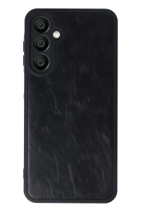Samsung Galaxy A16 5G Kılıf Aras Deri Kapak - Siyah