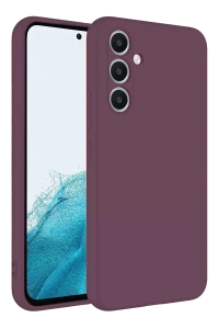 Samsung Galaxy A16 5G Kılıf First Silikon - Mürdüm