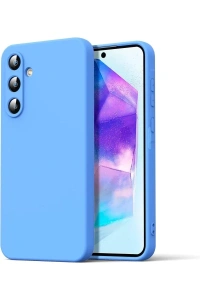 Samsung Galaxy A16 5G Kılıf Nano içi Kadife Silikon - Mavi