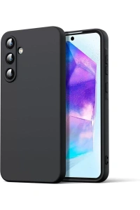 Samsung Galaxy A16 5G Kılıf Nano içi Kadife Silikon - Siyah