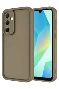 Samsung Galaxy A16 5G Kılıf Viera Silikon - Kahverengi