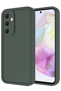 Samsung Galaxy A16 5G Kılıf Viera Silikon - Koyu Yeşil
