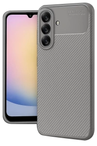 Samsung Galaxy A17 5G Auto Focus Karbon Kapak - Gri