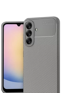 Samsung Galaxy A17 5G Auto Focus Karbon Kapak - Gri
