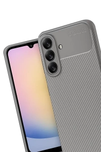 Samsung Galaxy A17 5G Auto Focus Karbon Kapak - Gri