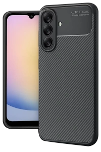 Samsung Galaxy A17 5G Auto Focus Karbon Kapak - Siyah
