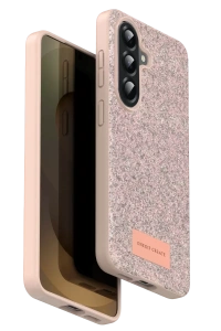 Samsung Galaxy A17 5G Bright Simli Kapak - Pembe