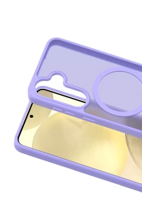 Samsung Galaxy A17 5G Jota Magsafe Kapak - Lila
