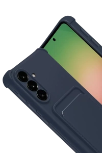 Samsung Galaxy A17 5G Kelvin Kartvizitli Silikon - Lacivert