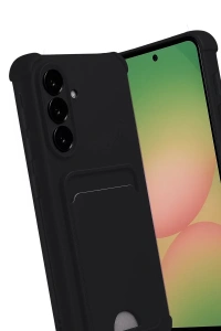 Samsung Galaxy A17 5G Kelvin Kartvizitli Silikon - Siyah