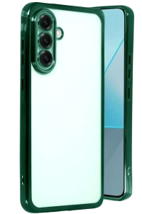 Samsung Galaxy A17 5G Lensli Silikon - Yeşil