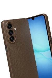 Samsung Galaxy A17 5G Thermax Silikon Kılıf - Kahverengi