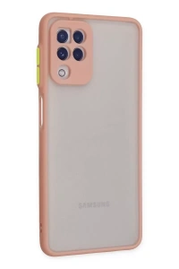 Samsung Galaxy A22 Kılıf Montreal Silikon Kapak - Pembe