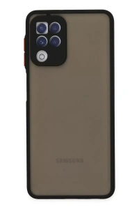Samsung Galaxy A22 Kılıf Montreal Silikon Kapak - Siyah