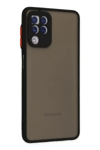 Samsung Galaxy A22 Kılıf Montreal Silikon Kapak - Siyah