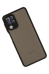 Samsung Galaxy A22 Kılıf Montreal Silikon Kapak - Siyah