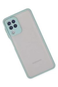 Samsung Galaxy A22 Kılıf Montreal Silikon Kapak - Turkuaz
