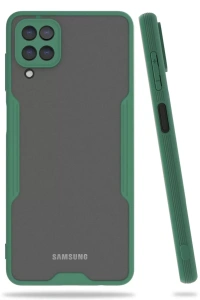 Samsung Galaxy A22 Kılıf Platin Silikon - Yeşil